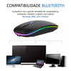 Mouse Sem Fio Recarregável Bluetooth A6015